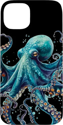 Vista 9 de Cool Blue Octopus Case for iPhone 17