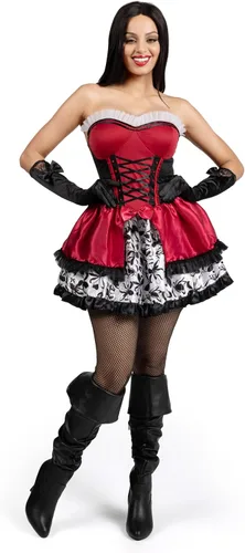 Vista 7 de Spooktacular Creations Disfraz de Caperucita Roja para Mujer con Caperucita Roja Accesorios para Disfraz de Halloween