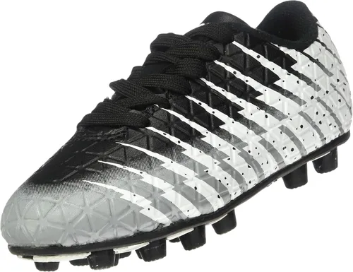 Vista 11 de Viazri Bolt FG - Zapatillas de fútbol para niño Negro/Rojo/Plateado