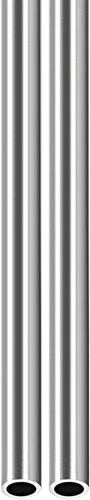 Vista 42 de DTGN Tubo de acero inoxidable 304 de 0.118 in x 0.008 in x 9.843 in (ODxWall TxL) - Paquete de 2 - Bueno para equipos de maquinaria - Tubería