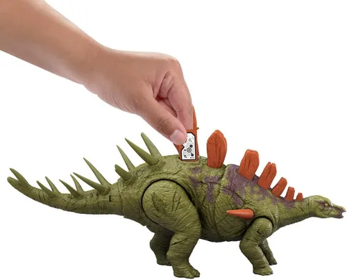 Vista 2 de Jurassic World Mattel - Figura de dinosaurio salvaje ruge y golpea modelos surtidos (HLP14)
