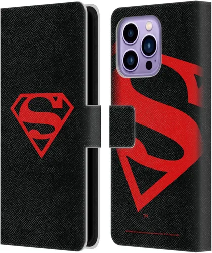 Vista 74 de Head Case Designs Funda de piel con licencia oficial de Superman DC Comics con logotipos negros y rojos compatible con Apple iPhone 11