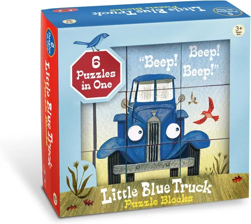 Vista 9 de YOTTOY Little Blue Truck Collection Little Blue Truck Jack-in-The-Box - Juguete de peluche infantil con música, 5.5 x 5.5 x 5.5 pulgadas