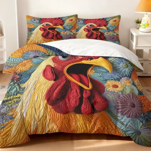 Vista 31 de Juego de funda de edredón de oso lindo tamaño individual, 3 piezas, ropa de cama suave y neutra calmante y acogedora, juego de funda de edredón
