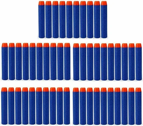 Vista 3 de 200 balas de dardos compatibles con Nerf N Strike Blaster, 200 unidades de dardos Nerf Bullet de repuesto para munición de dardos de espuma premium