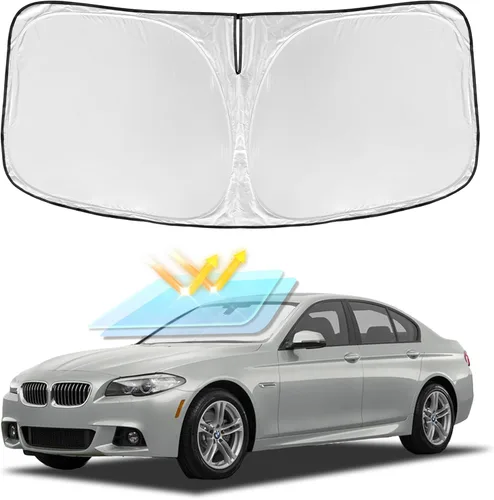 Vista 20 de Parasol de 4 capas para parabrisas, ajuste personalizado, tela 240T