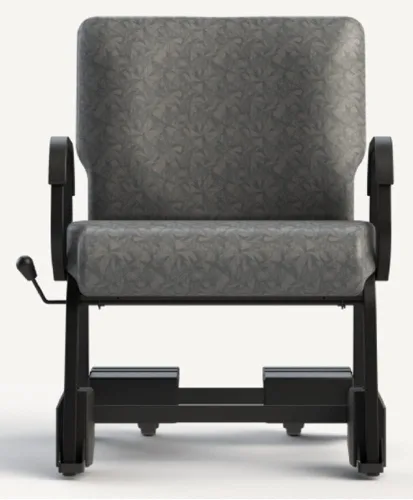 Vista 6 de Titan Plus+ Silla bariátrica armada de 30 pulgadas de ancho con ruedas