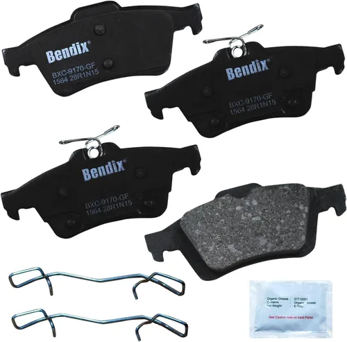Vista 114 de Bendix Priority1 CFC154 - Juego de pastillas de freno de disco para Avanti II, Century, LeSabre, Regal, Riviera, chasis comercial, DeVille