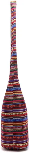 Vista 13 de KARRESLY - Bolso bandolera de algodón bohemio, estilo hippie, hecho a mano