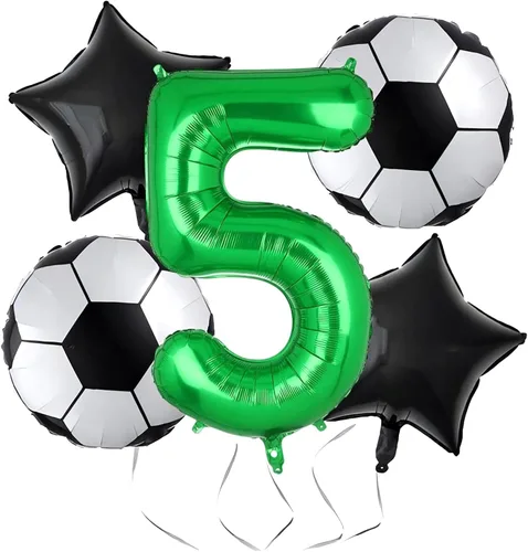 Vista 17 de Globos de fútbol para 2º cumpleaños, suministros para fiesta de cumpleaños de fútbol, Copa del Mundo, Deportes de fútbol, decoraciones de fiesta