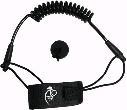 Vista 2 de Bo-Toys Body Board Coiled PRO - Correa de muñeca cómoda y ligera acolchada de neopreno