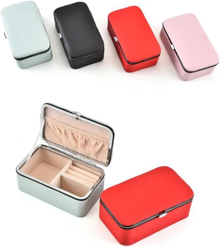 Vista 7 de SHOWERORO Caja Joyero Organizador Joyero Para Mujer Viaje Joyas