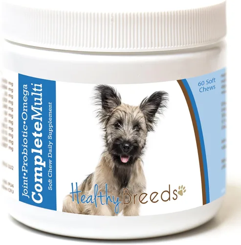 Vista 214 de Healthy Breeds Affenpinscher todo en uno multivitamínico suave masticable 60