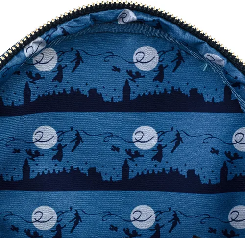 Vista 4 de Loungefly Disney Peter Pan Second Star Glow - Bolso de hombro con doble correa para mujer, Multi