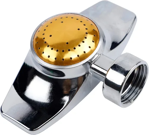 Vista 4 de Twinkle Star Paquete de 2 aspersores de metal, rociador cuadrado de 360 grados con flujo de agua suave, área de cobertura de rociadores de manguera
