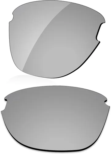Vista 3 de LenzReborn Lente polarizada de repuesto para gafas de sol Oakley Frogskins Lite OO9374 - Negro oscuro+gris plateado+rojo fuego+azul hielo