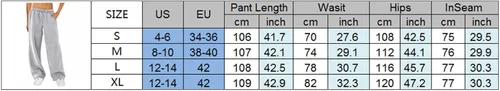 Vista 6 de XBTCLXEBCO Pantalones deportivos de pierna ancha para mujer, elásticos, de cintura alta, pierna recta, pantalones de entrenamiento holgados