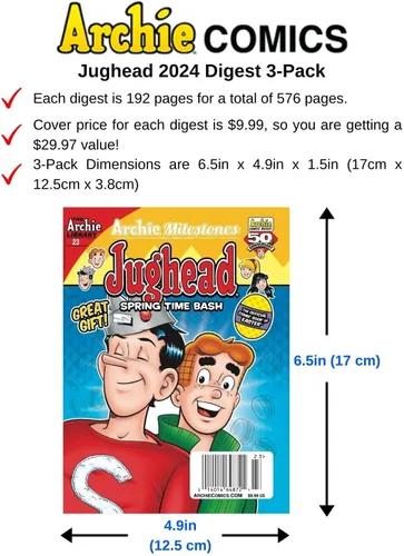 Vista 2 de Archie Comics Digest Value Gift Packs (Jughead 3-Pack)