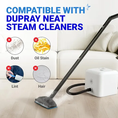Vista 4 de BlueStars Almohadilla de microfibra para trapeador de vapor Dupray Neat Cleaner, pieza de repuesto reutilizable y lavable, diseñada para múltiples