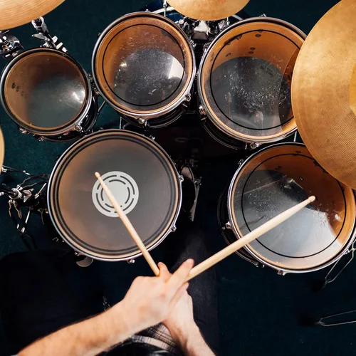 Vista 6 de PATIKIL Empuñaduras de baquetas antideslizantes para percusión instrumentos musicales de percusión, color negro, 2