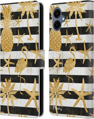 Vista 7 de Head Case Designs Officially Licensed Paul Brent Agate Mermaid Coastal Leather Wallet Case Compatible with Samsung Galaxy A06 4G / 5G