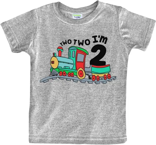 Vista 10 de Unordinary Toddler Camiseta de 2º cumpleaños para niño Chugga Chugga Two Two Train im 2 años Negro (Charcoal Black)