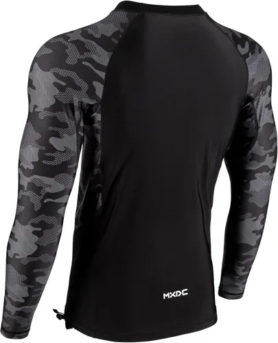 Vista 2 de MXDC SPORT Camisas de manga larga para hombre, protección solar UV UPF 50+, secado rápido, protección solar UV
