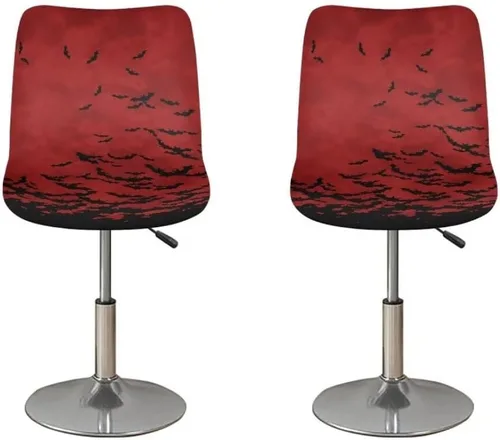 Vista 77 de American Eagle - Juego de 2 fundas para taburetes de bar para sillas de comedor, impermeables, antideslizantes, tamaño universal