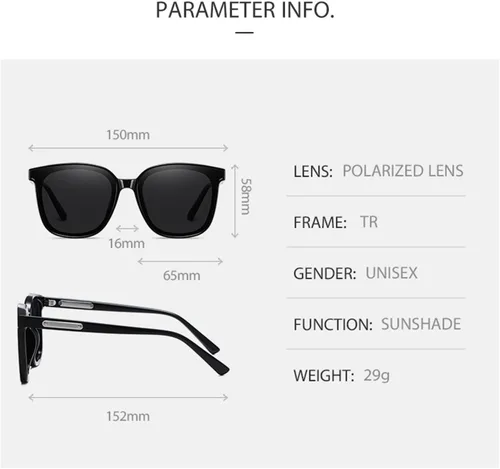 Vista 6 de Gafas de sol miopía para hombres y mujeres, gafas de miopía para distancia, gafas de sol con marco TR90