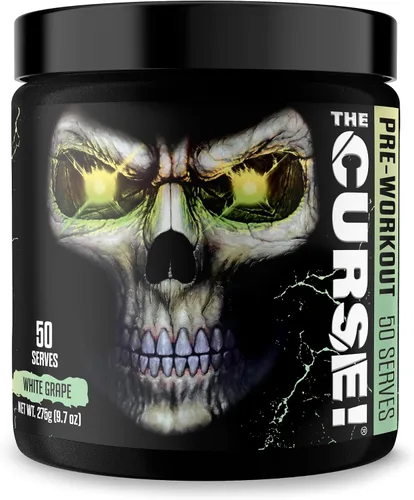 Vista 25 de JNX SPORTS The Curse! Polvo de preentrenamiento para hombres y mujeres, cafeína, beta-alanina, creatina, L-citrulina, 5 porciones, sabor a frambuesa