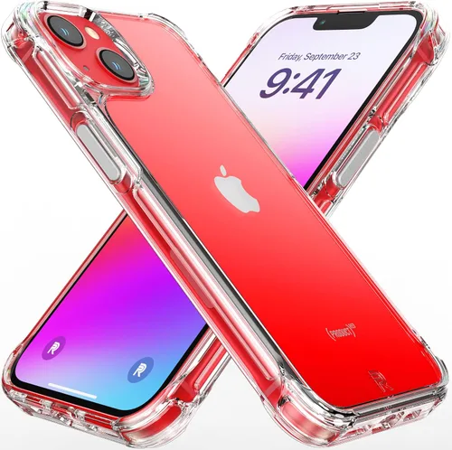 Vista 10 de REBEL Funda transparente para iPhone 13 [Crystal Series Gen-3] compatible con MagSafe, no se amarillea, antiarañazos, protección a prueba de golpes