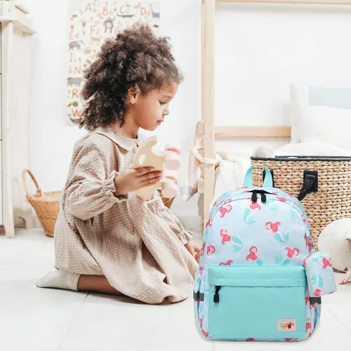 Vista 6 de Mygreen Mochila preescolar, mochilas para niños pequeños con correa en el pecho, Modernoajustado
