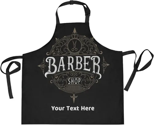 Vista 25 de Delantal unisex personalizado para peluqueros – bata ajustable para estilista – Regalos personalizados