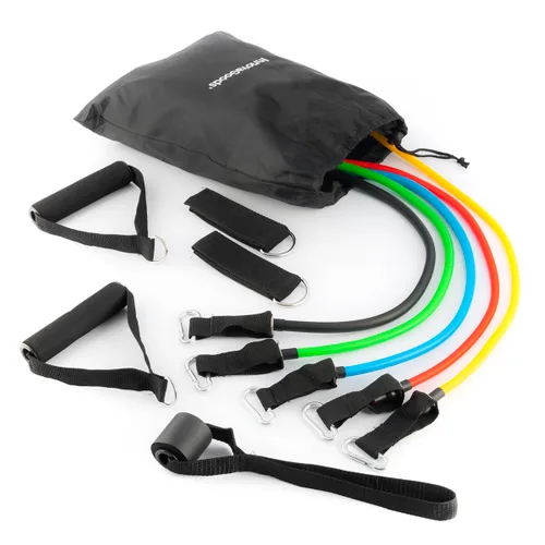 Vista 20 de Set de Bandas de Resistencia con Accesorios y Guía de Ejercicios Rebainer InnovaGoods 5