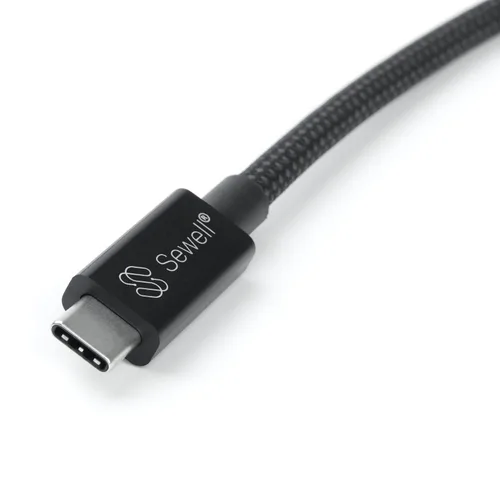 Vista 6 de Sewell Cable Thunderbolt 5, 3.3 pies, certificado Intel, 80Gbps/120Gbps
