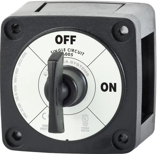 Vista 20 de Blue Sea Systems 6008200 Serie m-Series Mini Interruptor de batería Selector de 3 posiciones, negro