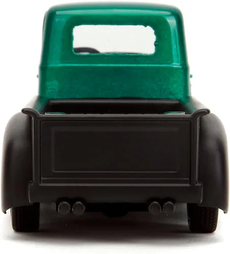 Vista 6 de Jada DC Comics 1:32 1952 Chevrolet COE Pickup - Coche fundido a presión y figura de linterna verde de 1.65 pulgadas, juguetes para niños y adultos
