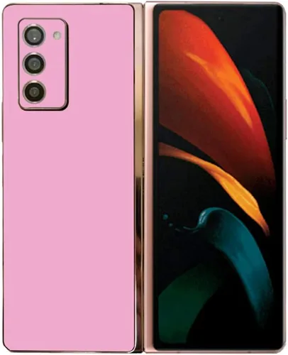 Vista 20 de MightySkins Skin compatible con Samsung Galaxy Z Fold 2, color azul claro, protectora, duradera y única, fácil de aplicar, quitar y cambiar de Azul