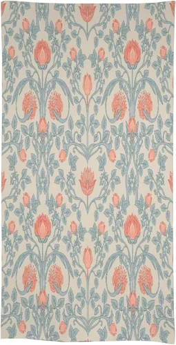 Vista 209 de Mantel Floral Retro de Pájaros, Diseño Original Bohemio William Morris Estampado Cubierta de Mesa para Hogar Picnic Fiesta Comedor Cocina William