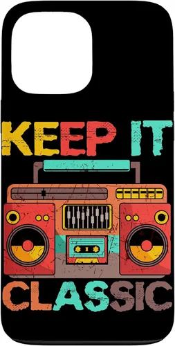 Vista 24 de Keep It Classic Radio 80s 90s Retro Vintage Cassette Player Funda para iPhone 17