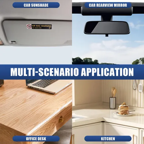 Vista 6 de Craedli Soporte giratorio de 360° para teléfono para visera solar de automóvil, plegable y retráctil, soporte universal para teléfono celular