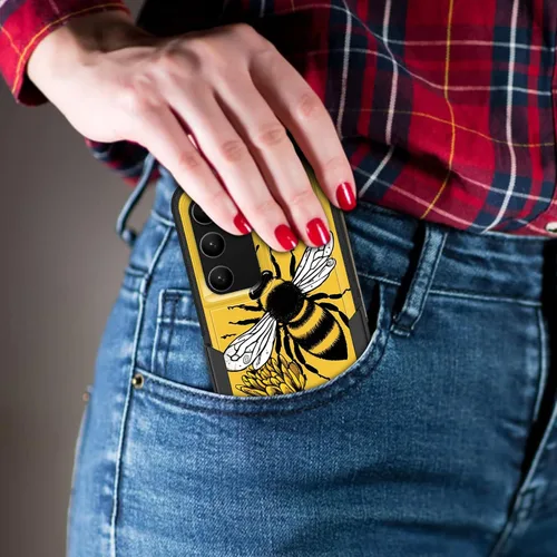Vista 640 de Funda para Galaxy A14 5G, resistente de doble capa híbrida de policarbonato duro, goma suave, a prueba de golpes, funda protectora resistente
