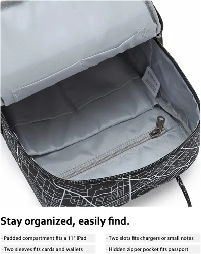 Vista 180 de HotStyle BESTIE - Mini mochila de varios colores y patrones, tamaño pequeño