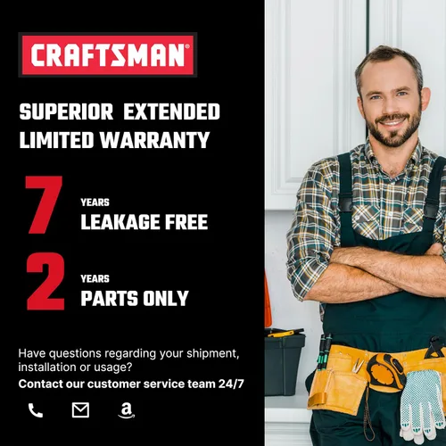 Vista 6 de CRAFTSMAN Calentador de agua eléctrico sin tanque de 24 kW, 240 voltios, 3.74 GPM, tecnología auto-modulante multiaplicación para toda la casa, agua