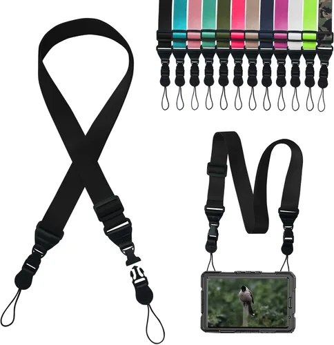 Vista 27 de Correa de hombro ajustable Gowjaw: Correa de nylon cómoda para iPad/Samsung Tablet con lanyard para el cuello, funda para iPad/cámara/binoculares