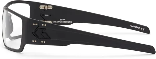 Vista 2 de Gatorz Gafas de sol Specter - Marco de aluminio negro con logotipo opaco