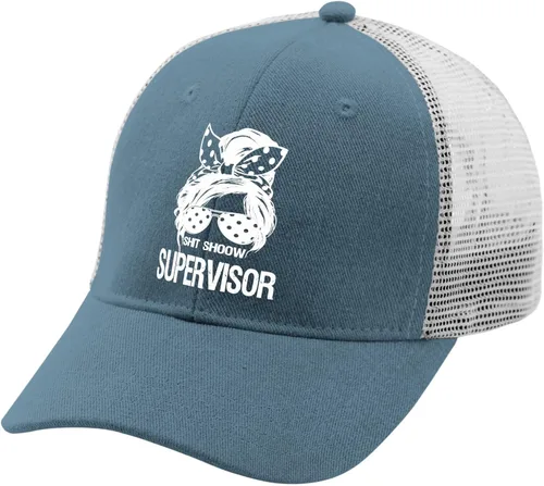 Vista 2 de Hats Shit Shoow Supervisor Dad Hats for Men Vintage Cap Adjustable