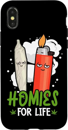 Vista 5 de Homies for Life Marijuana Weed Cannabis 420 - Carcasa para iPhone 17