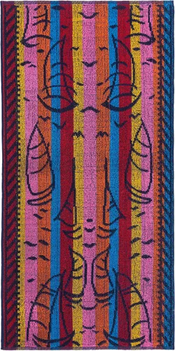 Vista 5 de Ipanema - Toalla de playa de viaje jacquard de rizo de 30 x 60 pulgadas, diseños surtidos, delfín, conchas marinas, peces, vela, 100% algodón