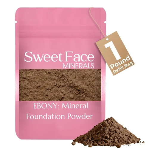Vista 29 de Sweet Face Minerals - Recambio de polvo de base (BEIGE) (bolsa de 0.42 oz) por Sweet Face Minerals, polvo de maquillaje ligero y mineral suelto